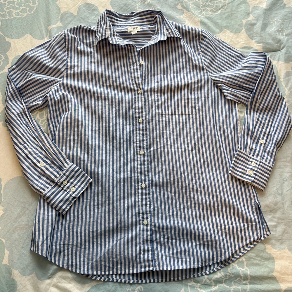 J. Crew 100% Cotton Long sleeve Button down shirt